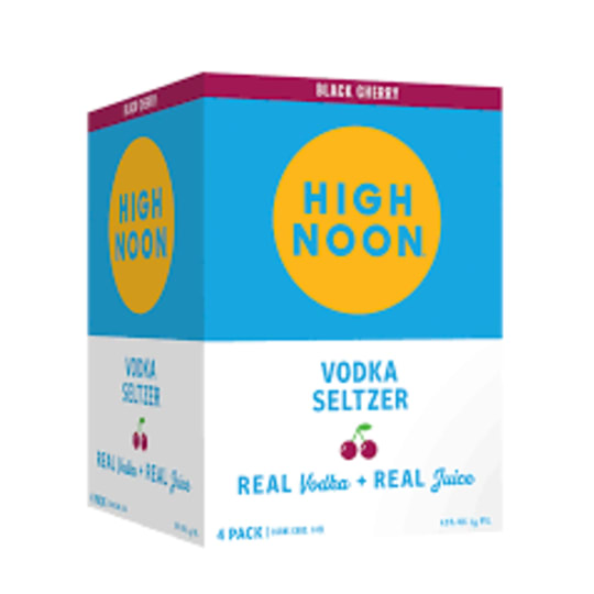 High Noon Black Cherry - 4 Pack - 