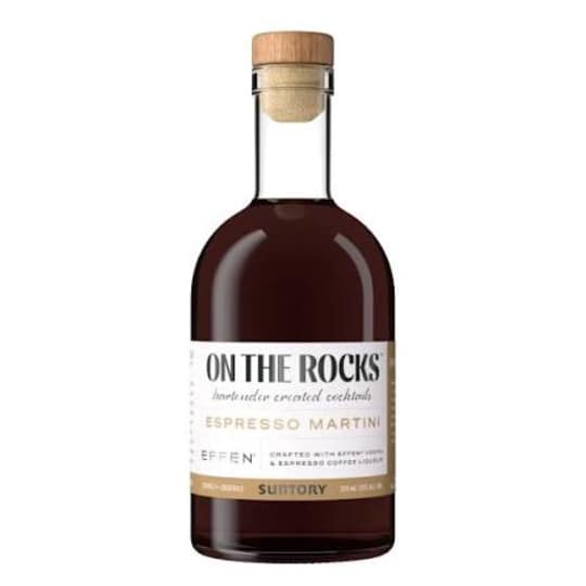 On The Rocks Espresso Martini - 375mL - The OTR (On The Rocks) Espresso Martini is a premium, ready-to-drink cocktail expertly crafted with ultra-smooth EFFEN Vodka and rich espresso coffee liqueur. Designed by mixologists, it delivers a daring, dark profile with a balanced blend of robust coffee and sweet sophistication, all at a 20% ABV.