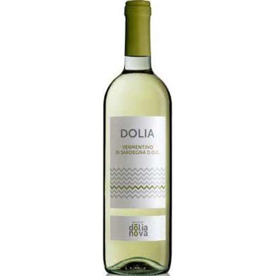 Dolia Vermentino di Sardegna - 750mL - Dolia Vermentino di Sardegna is an Italian white wine made from Vermentino grown on the island of Sardegna. It shows fresh notes of citrus, green apple, pear, and Mediterranean herbs, with bright acidity and a clean, refreshing finish.  A classic expression of Sardinian Vermentino, it offers a crisp, coastal style that pairs beautifully with seafood, grilled vegetables, and light Mediterranean dishes.