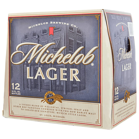 Michelob Lager - 12 bottles / 12oz - 