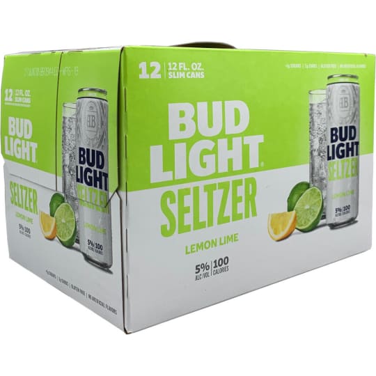 Bud Light Lemon Lime Seltzer - 12 cans / 12oz - 