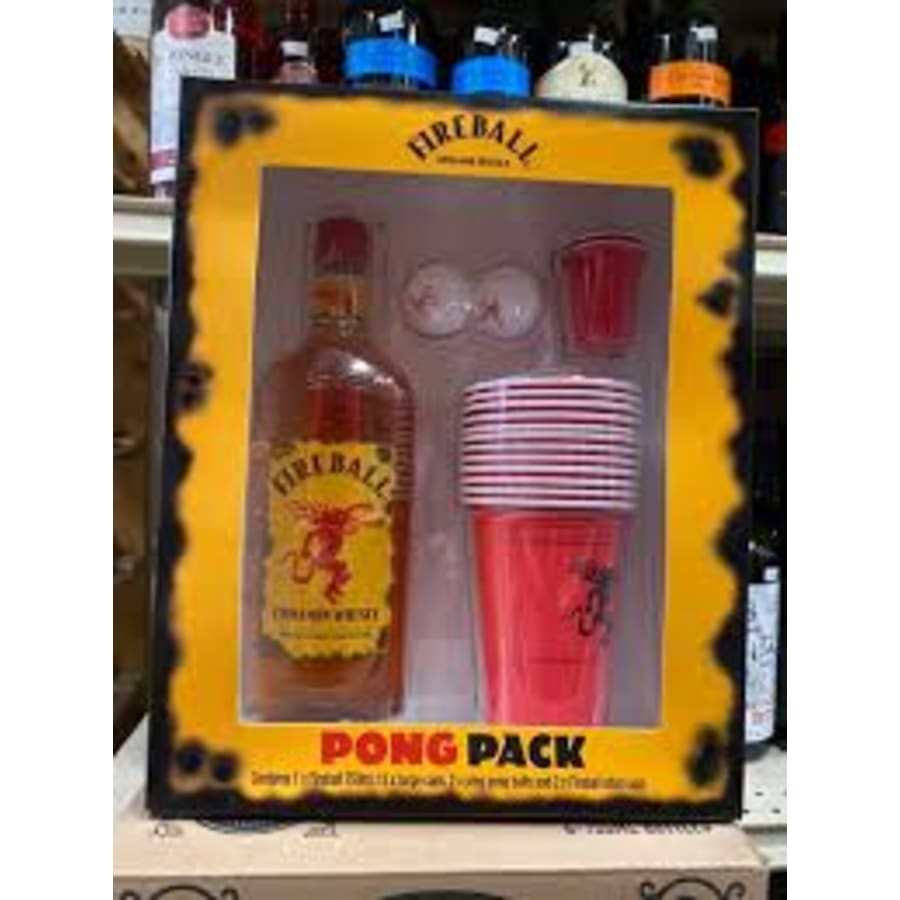 Fireball Beer Pong Kit - Bounce and Sip in Style