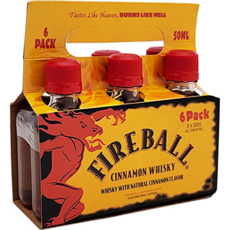 FIREBALL 50ML 6PK - 