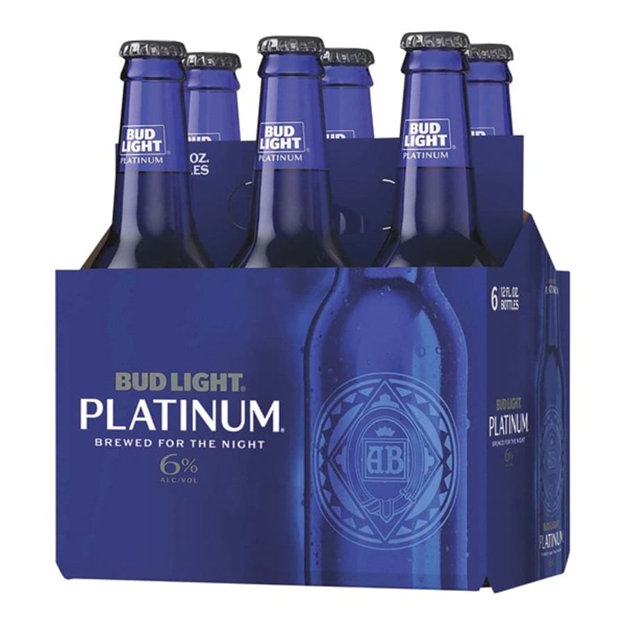 BUD LIGHT PLATINUM 6PK BTLS - 