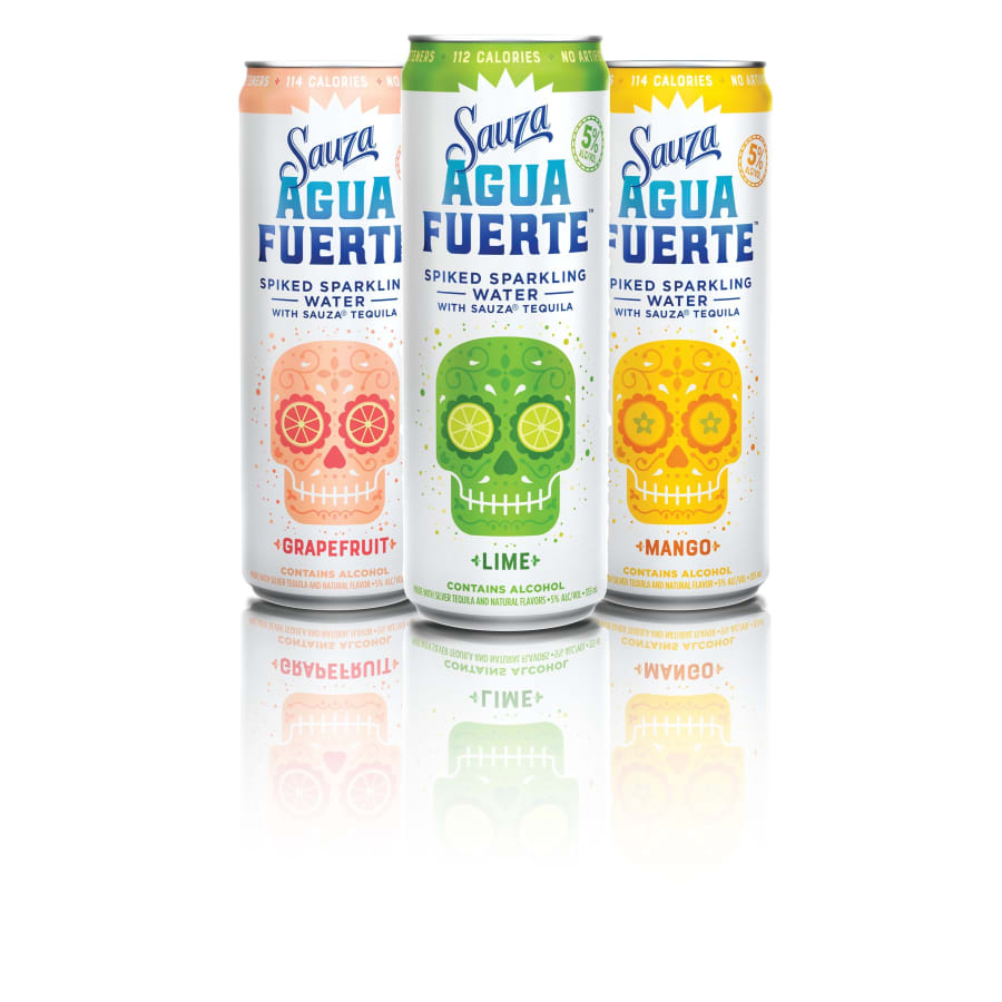 SAUZA TEQUILLA SPARKLING WATER 4PK - 