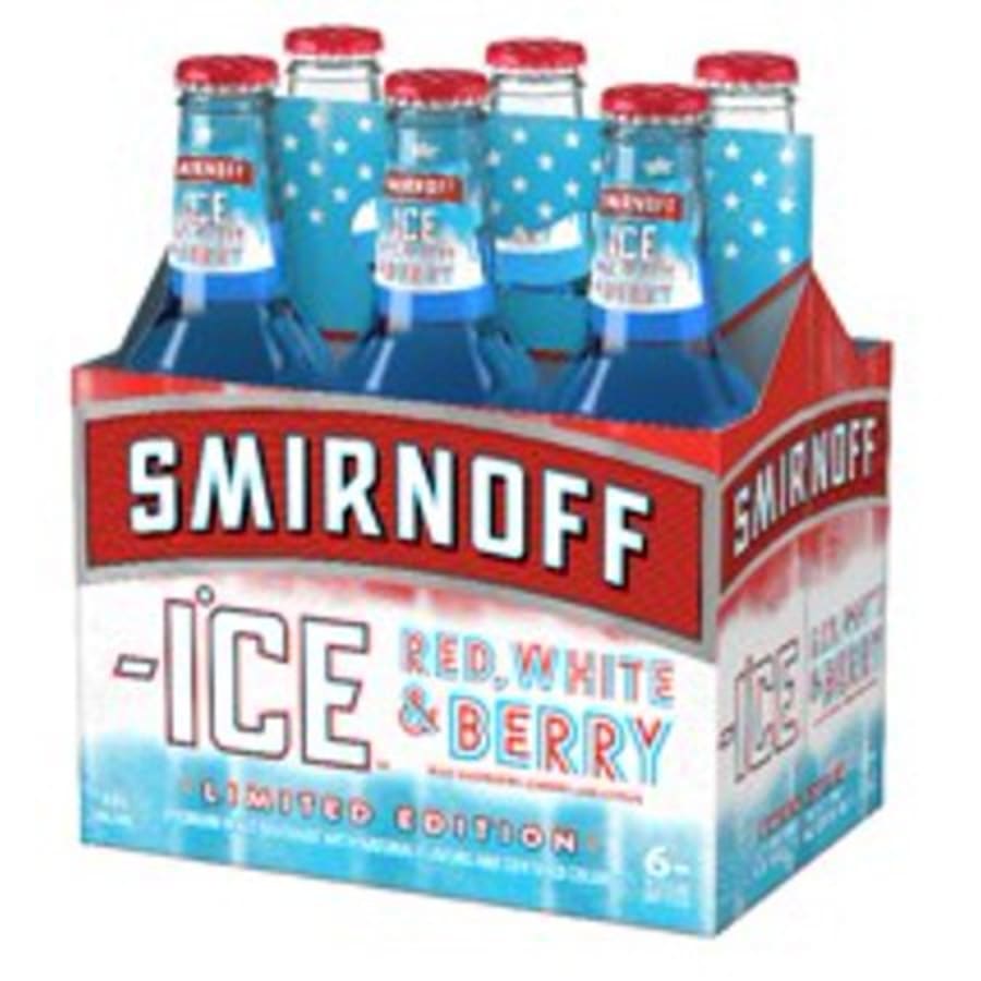 SMIRNOFF RED WHITE BLUE 6PK BTS - 