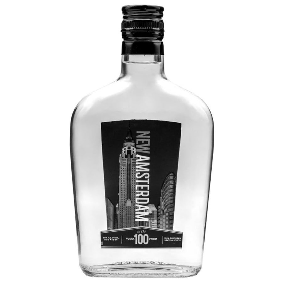 NEW AMSTERDAM 100 PROOF 375ML - 
