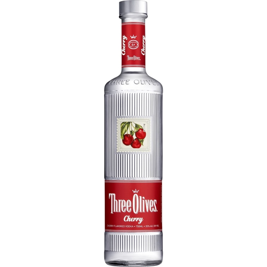 THREE OLIVES CHERRY NEW 750ML - 
