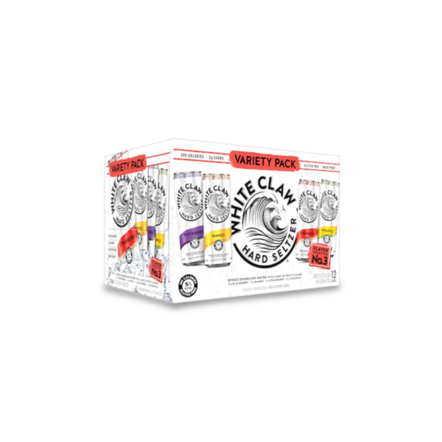 WHITE CLAW VARIETY NO 3 12 PK - 