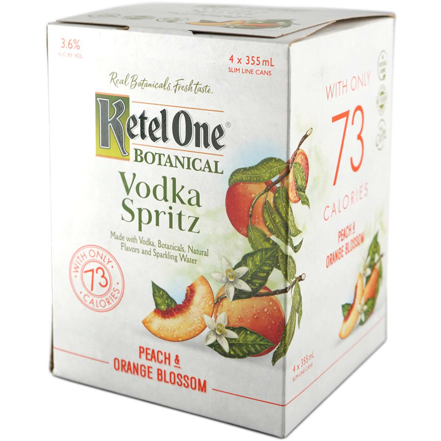 KETEL ONE PEACH 4 PK - 