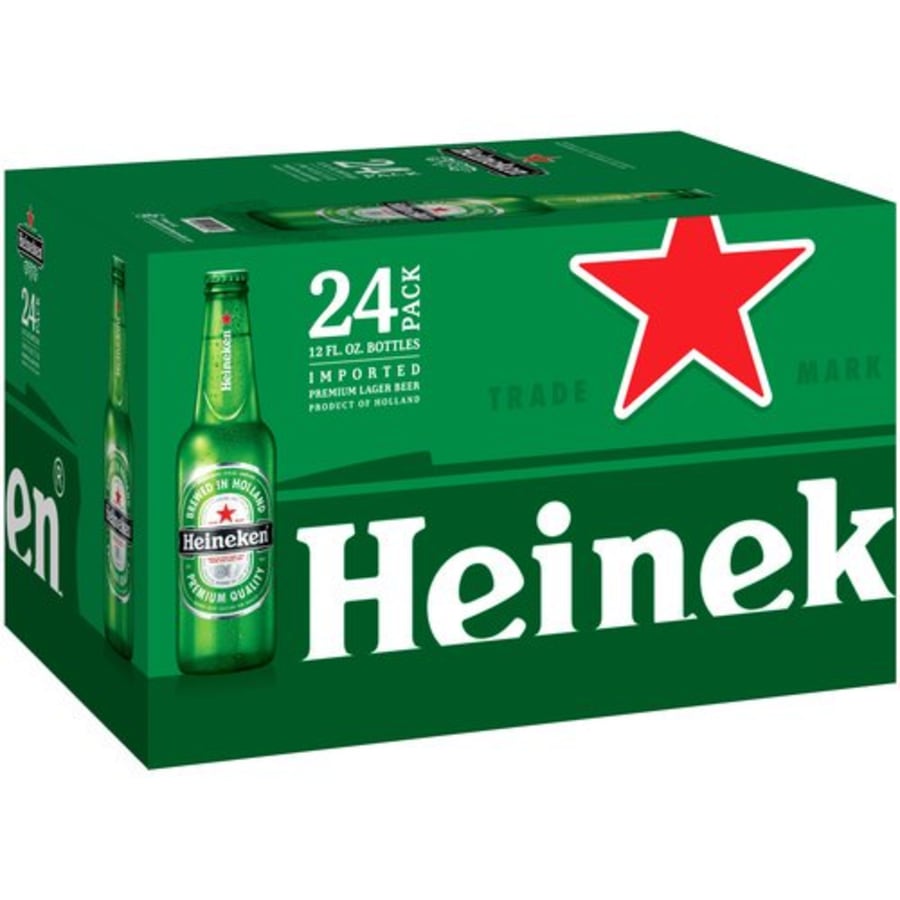 HEINEKEN 12OZ 24PK BOTTLE - 