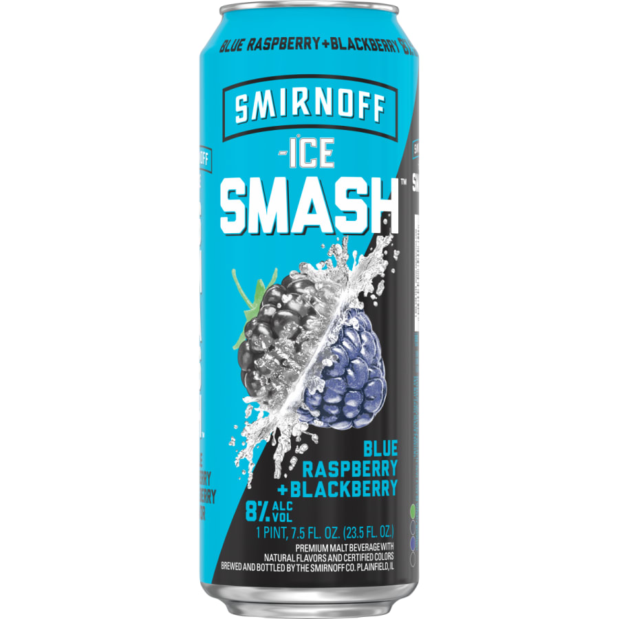 Smirnoff Ice Blue Rasberry 23 oz can - 
