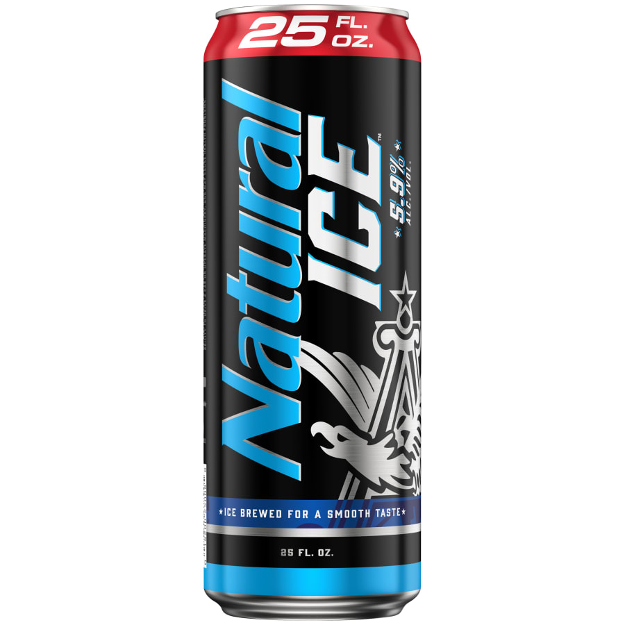 Natural Ice 25 oz can - 