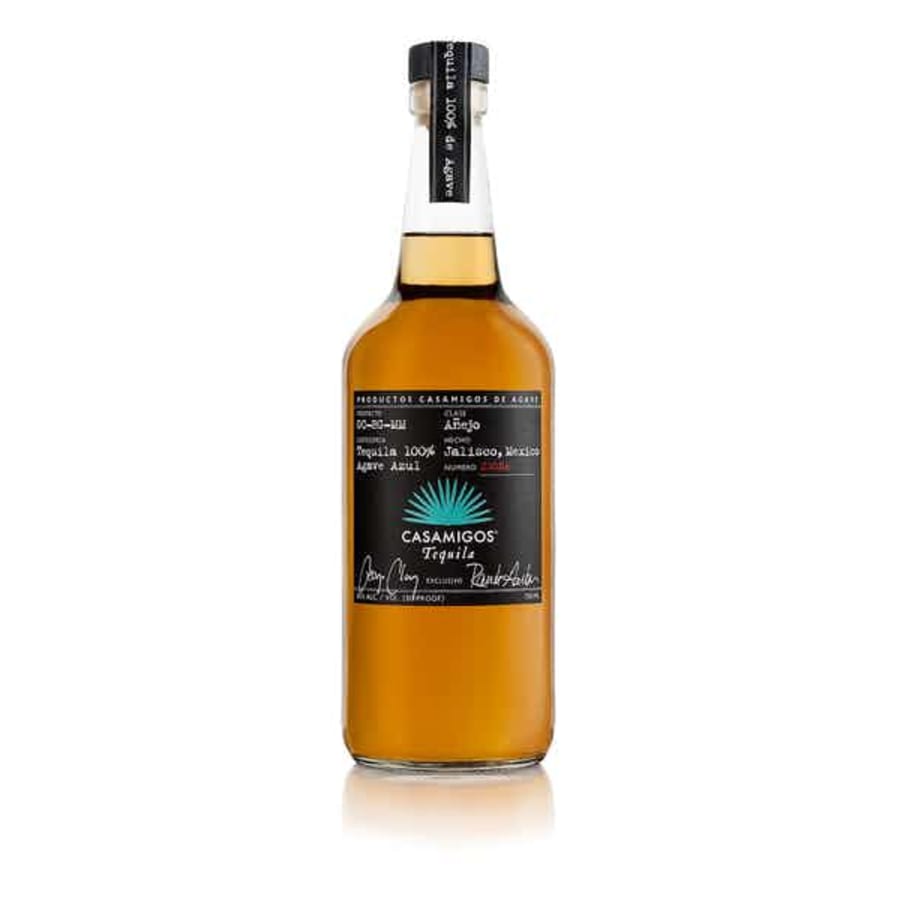 Casamigos Anejo 750 ml - Casamigos Añejo Tequila has a signature flavor from  agaves in the Jalisco highlands. Aged 14 months in whiskey barrels, this tequila has a zesty bite - and is George Clooney approved.
