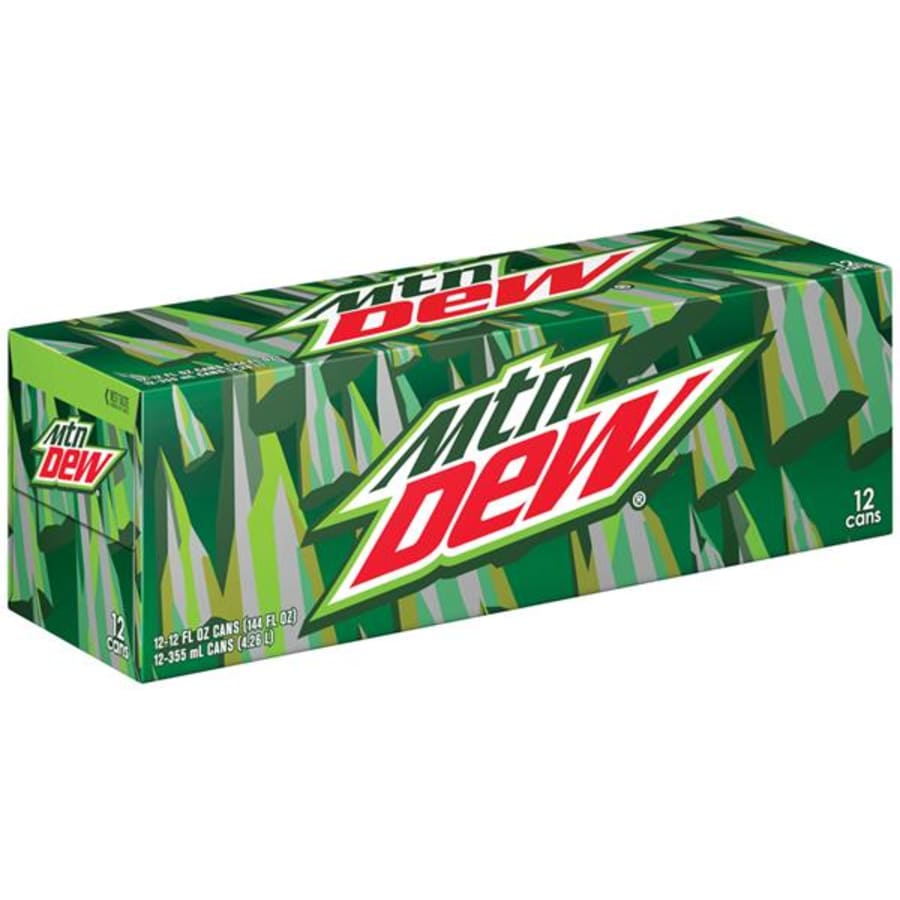Mtn Dew 12 pack 12 oz can - 