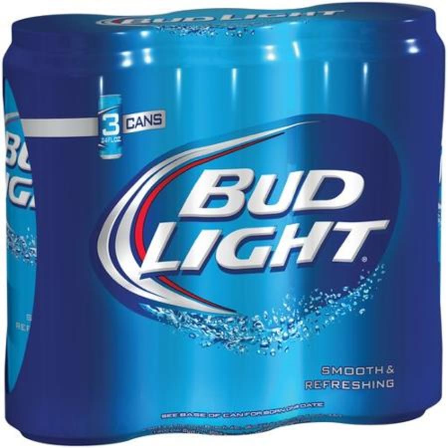 Bud Light 3 pack 3 pack cans - 