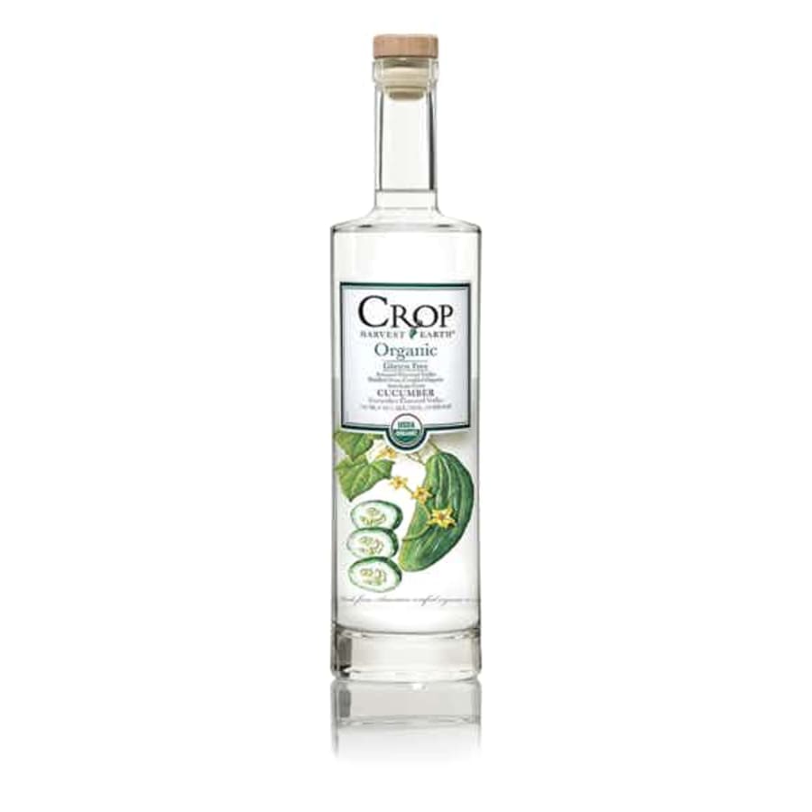 Crop Organic Cucumber Vodka 750 ml - A garden-juicy Crop Cucumber Vodka that brings crisp, floral flavor. It's made with corn-based vodka and gets that fresh-cut cucumber crunch.