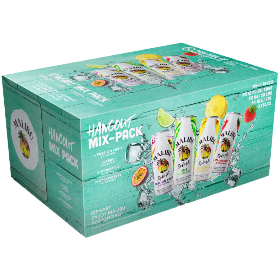 Malibu Splash Variety 8 pack 8 pack cans - 