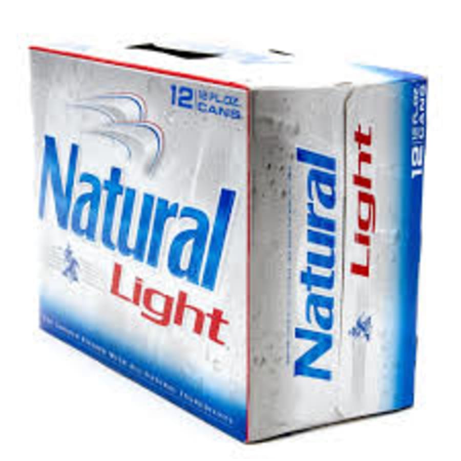 NATURAL LIGHT 12PK CANS - 