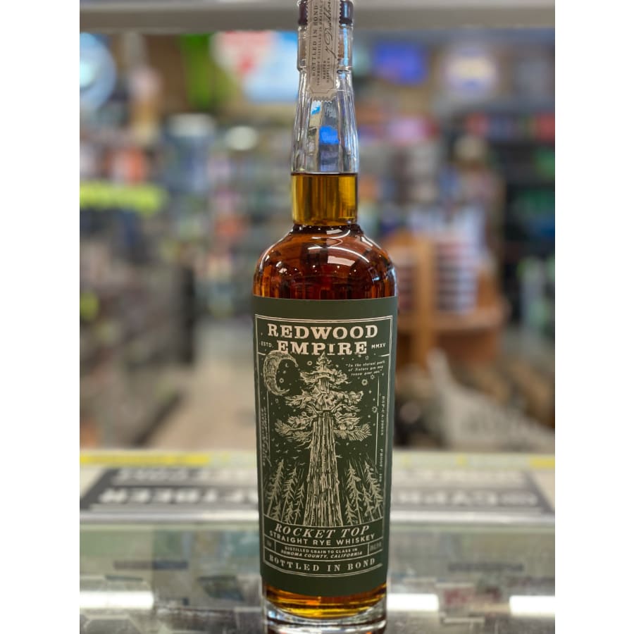 Redwood Empire Rocket Top Straight Rye Whiskey Bottled In Bond Delivery