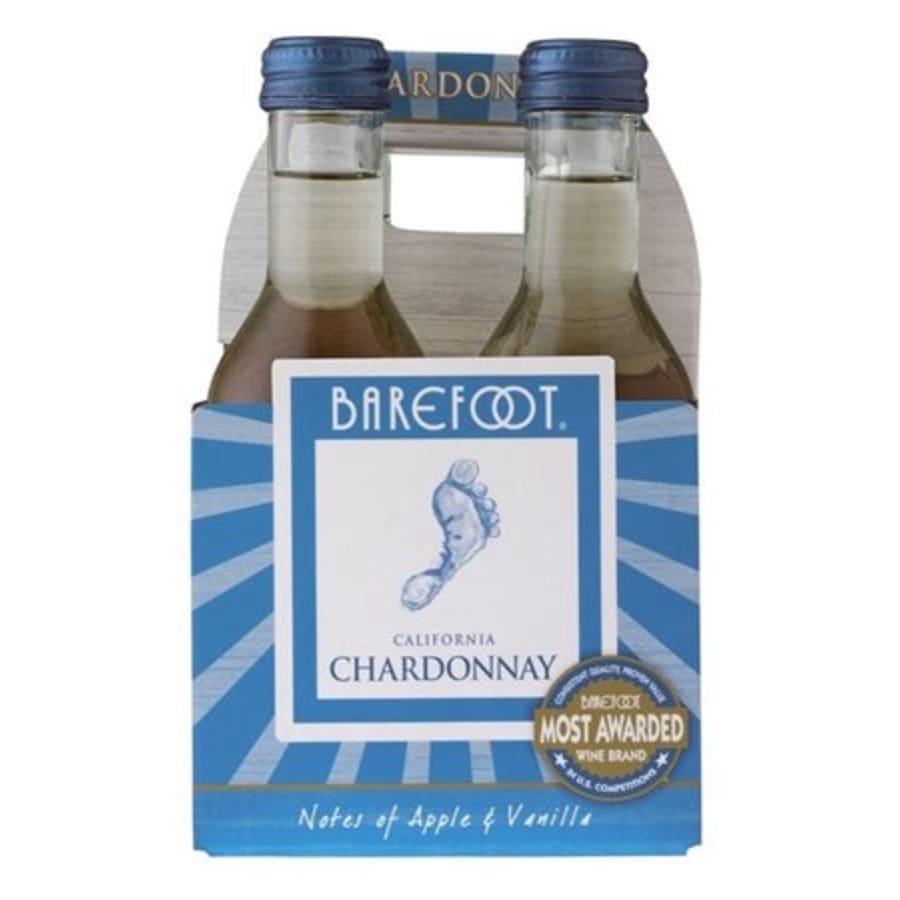 BAREFOOT CHARDONNAY 4PK 187ml - 