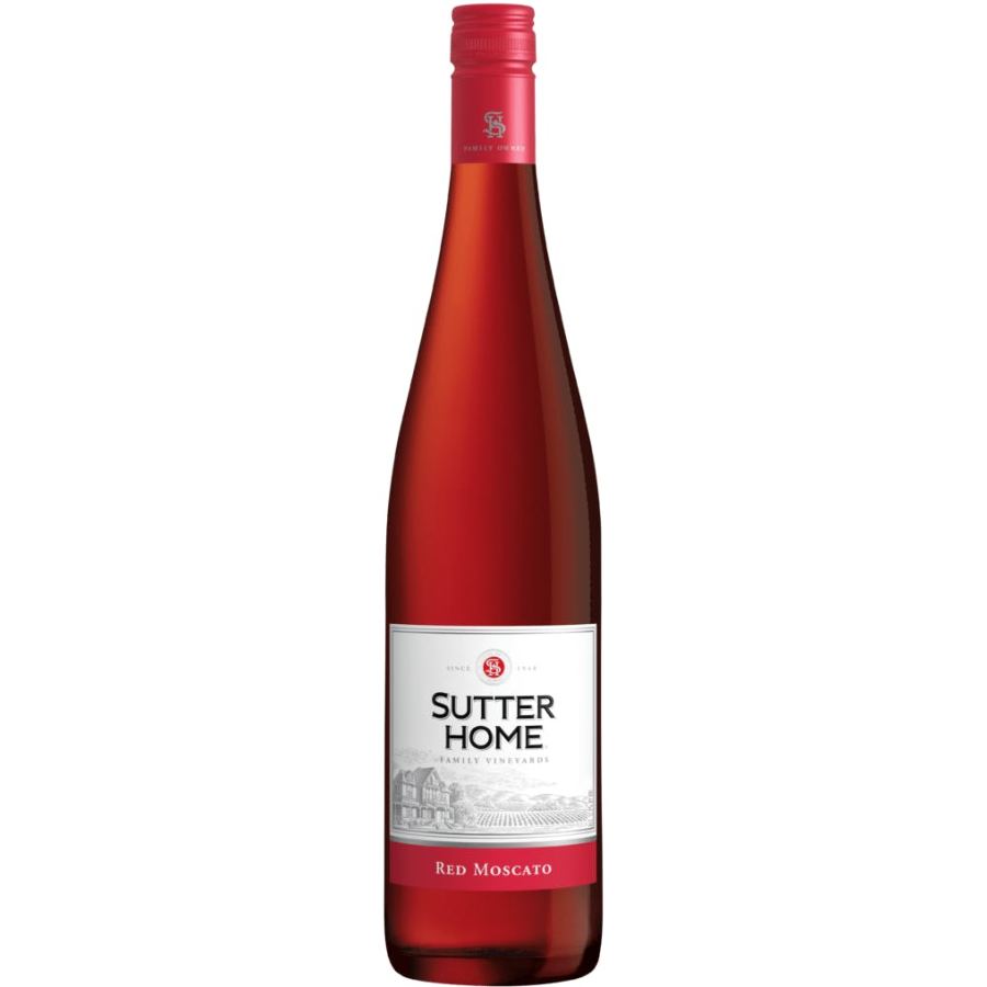 SUTTER HOME MOSCATO RED 750ML - 