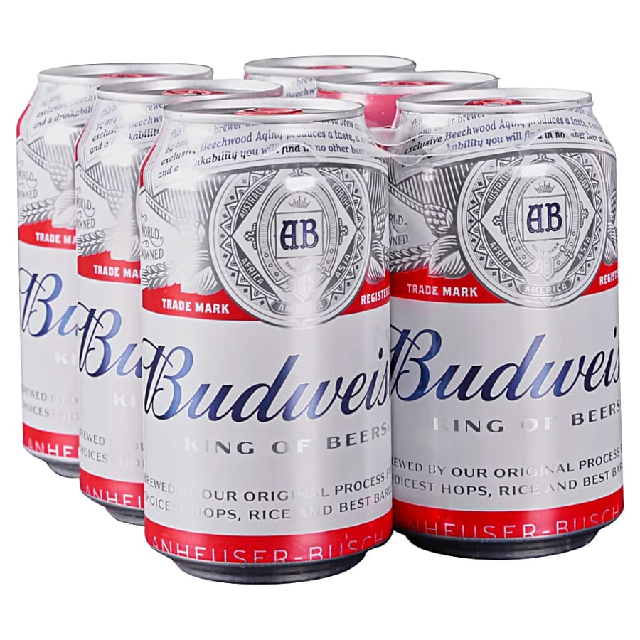 BUDWEISER CAN 6PK 12 oz - 