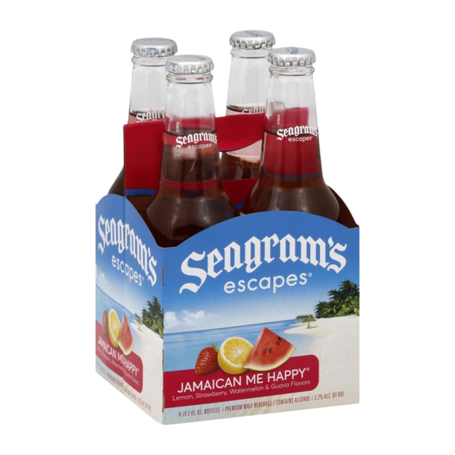 SEAGRAMS ESCAPES JAMAICAN ME HAPPY 4PK 12 oz SEAGRAMS ESCAPES JAMAICAN ME HAPPY 4PK 12 oz -