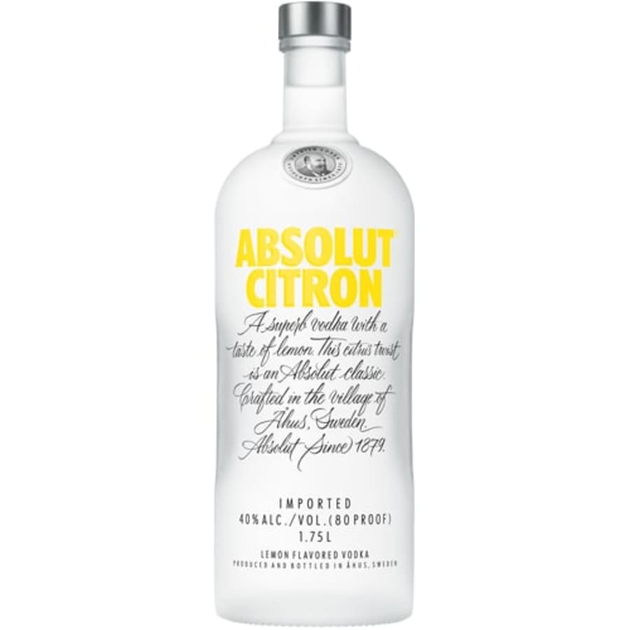 ABSOLUT CITRON VODKA 1.75 L - 