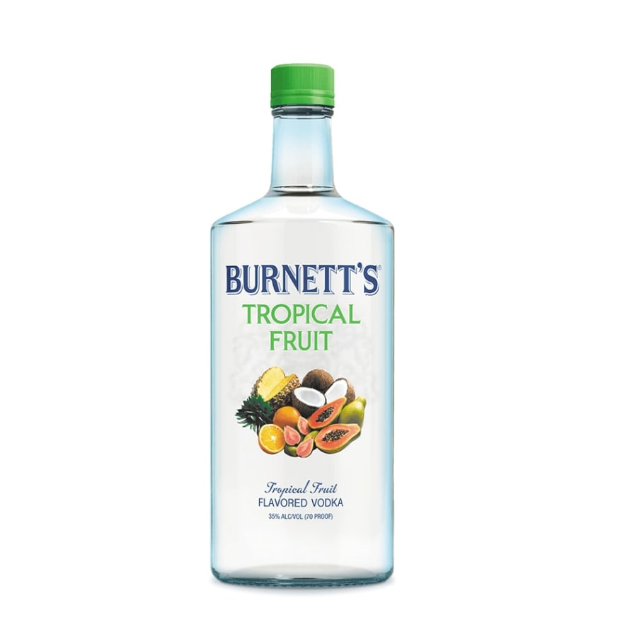 BURNETT'S TROPICAL FRUIT VODKA 750ML BURNETT'S TROPICAL FRUIT VODKA 750ML -