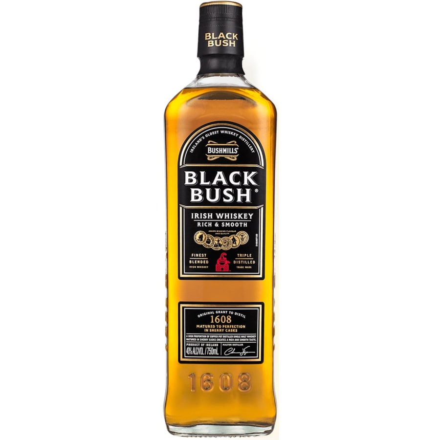BUSHMILLS BLACK BUSH 750ML - 