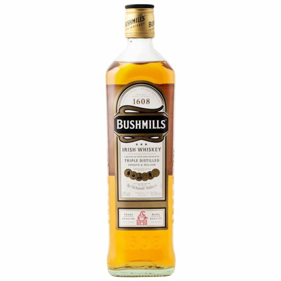 BUSHMILLS IRISH WHISKEY 750ML - 