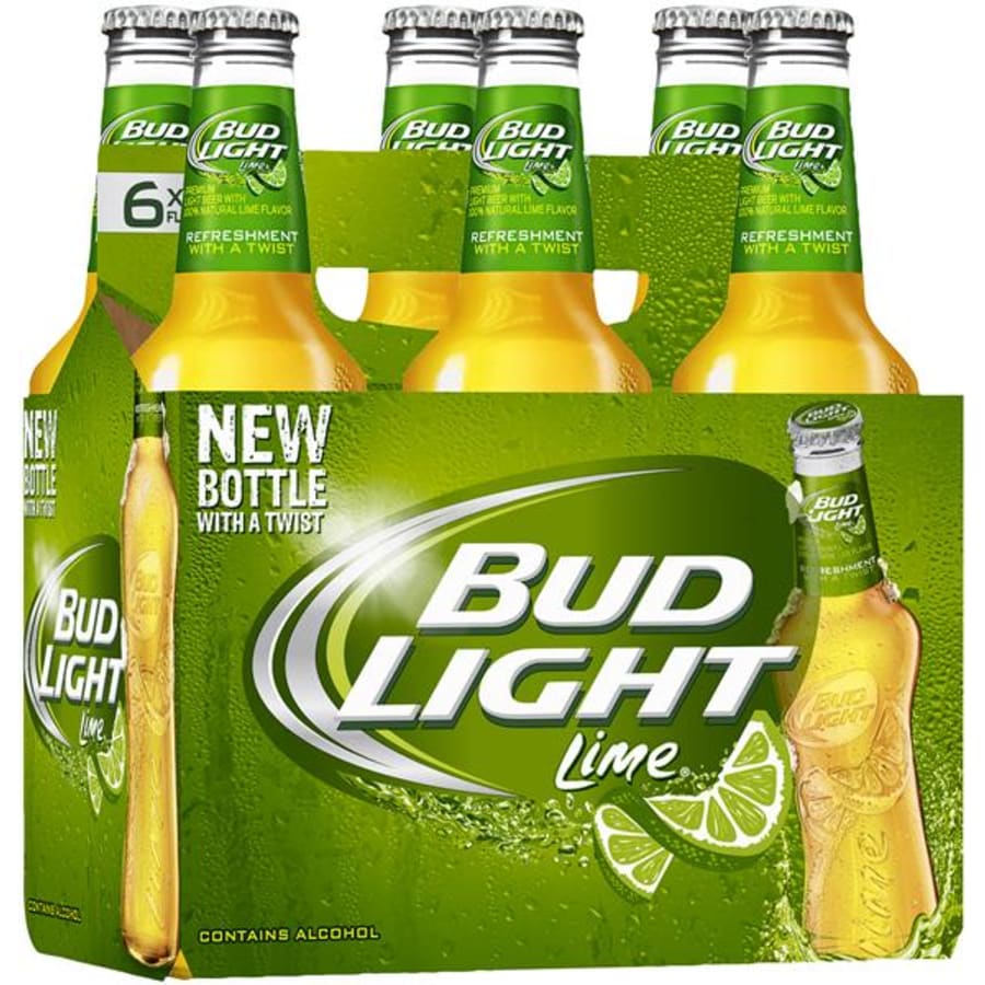BUD LIGHT LIME 12OZ 6PK BTL - 