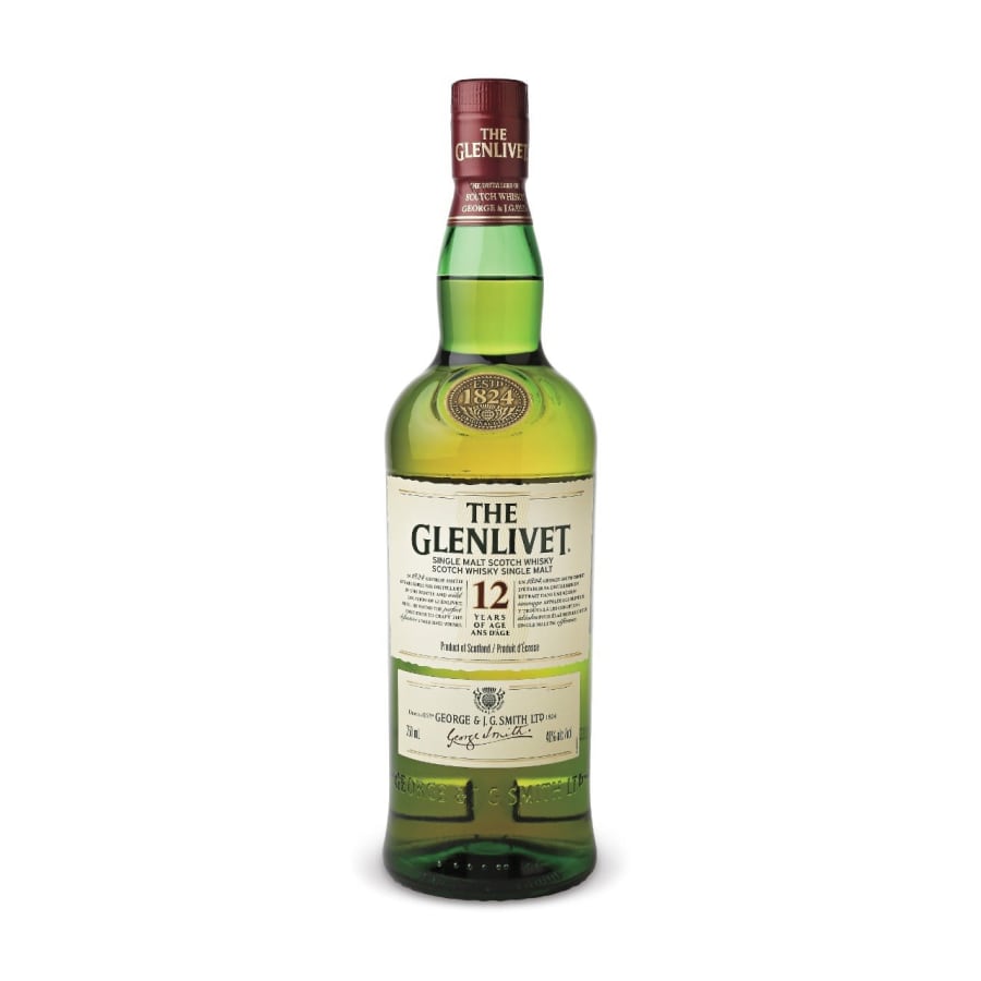 GLENLIVET SCOTCH 12YR 375ML - 