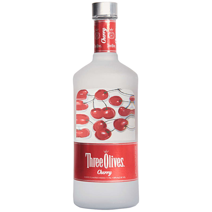 THREE OLIVES CHERRY VODKA 1.75L THREE OLIVES CHERRY VODKA 1.75L -