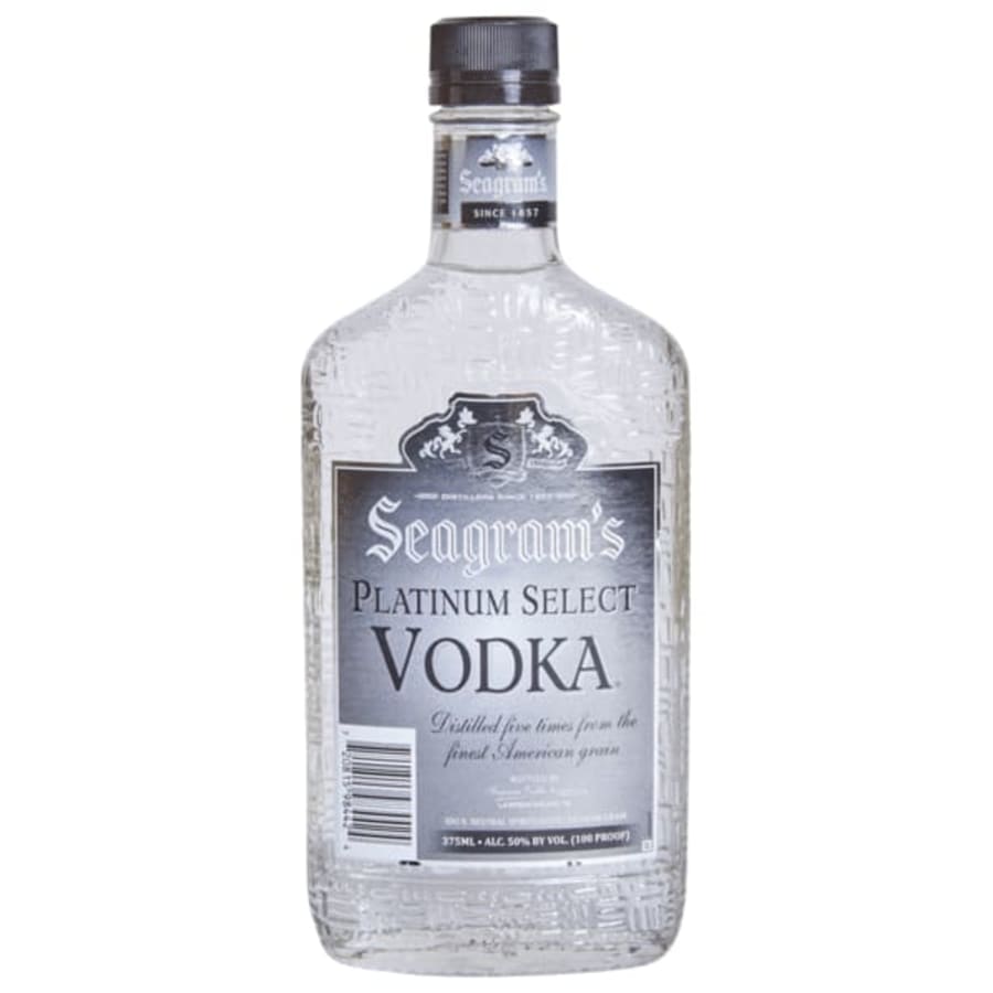 SEAGRAMS PLATINUM VODKA 375ML - 