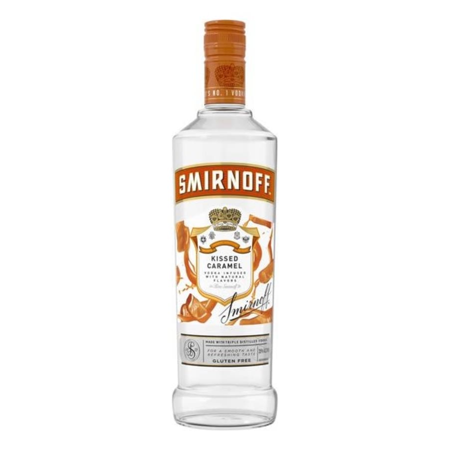 SMIRNOFF KISSED CARAMEL 750ML - 