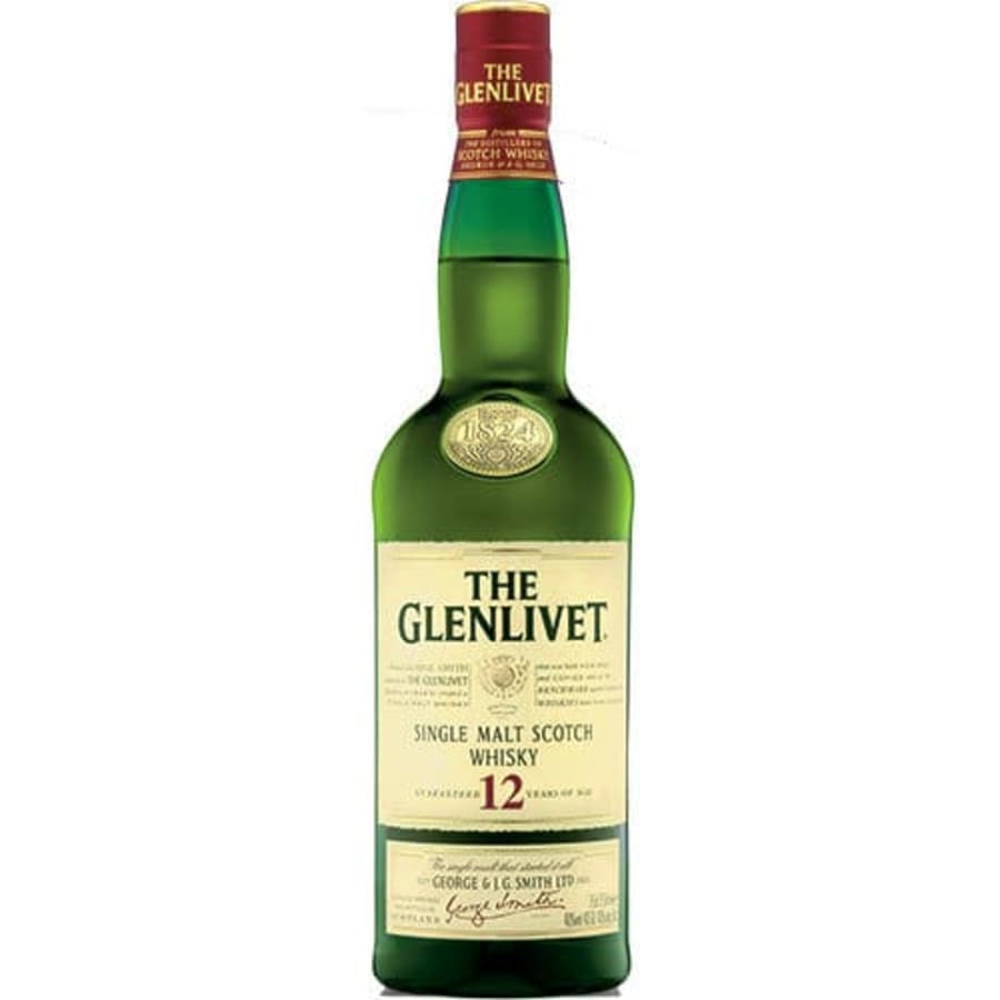 GLENLIVET - 12YR SINGLE MALT - .750L - GLENLIVET - 12YR SINGLE MALT - .750L