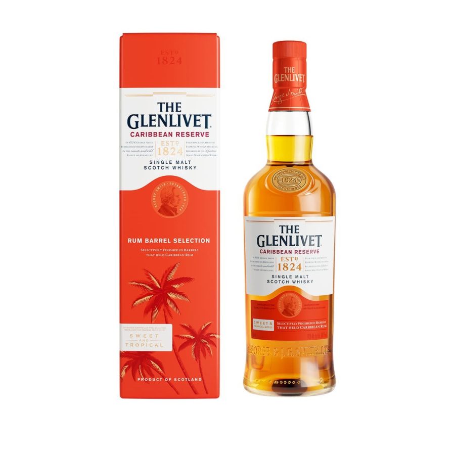 GLENLIVET - CARIBBEAN RESERVE - .750L - GLENLIVET - CARIBBEAN RESERVE - .750L