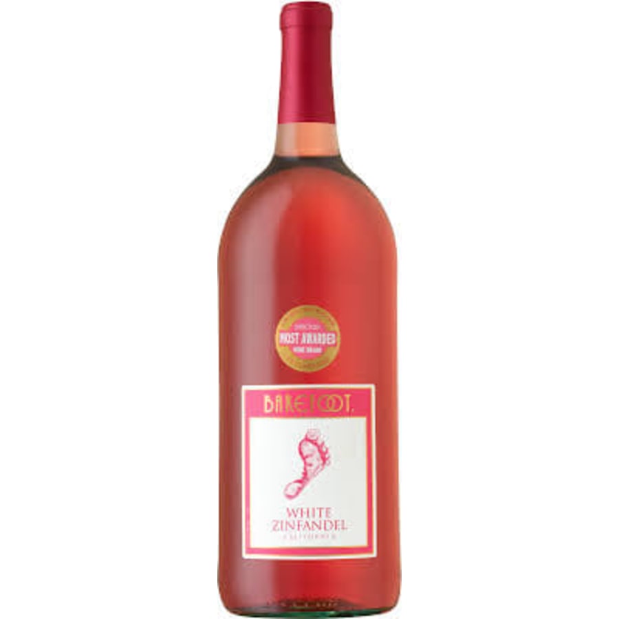 BAREFOOT - WHITE ZINFANDEL - 1.5L - BAREFOOT - WHITE ZINFANDEL - 1.5L
