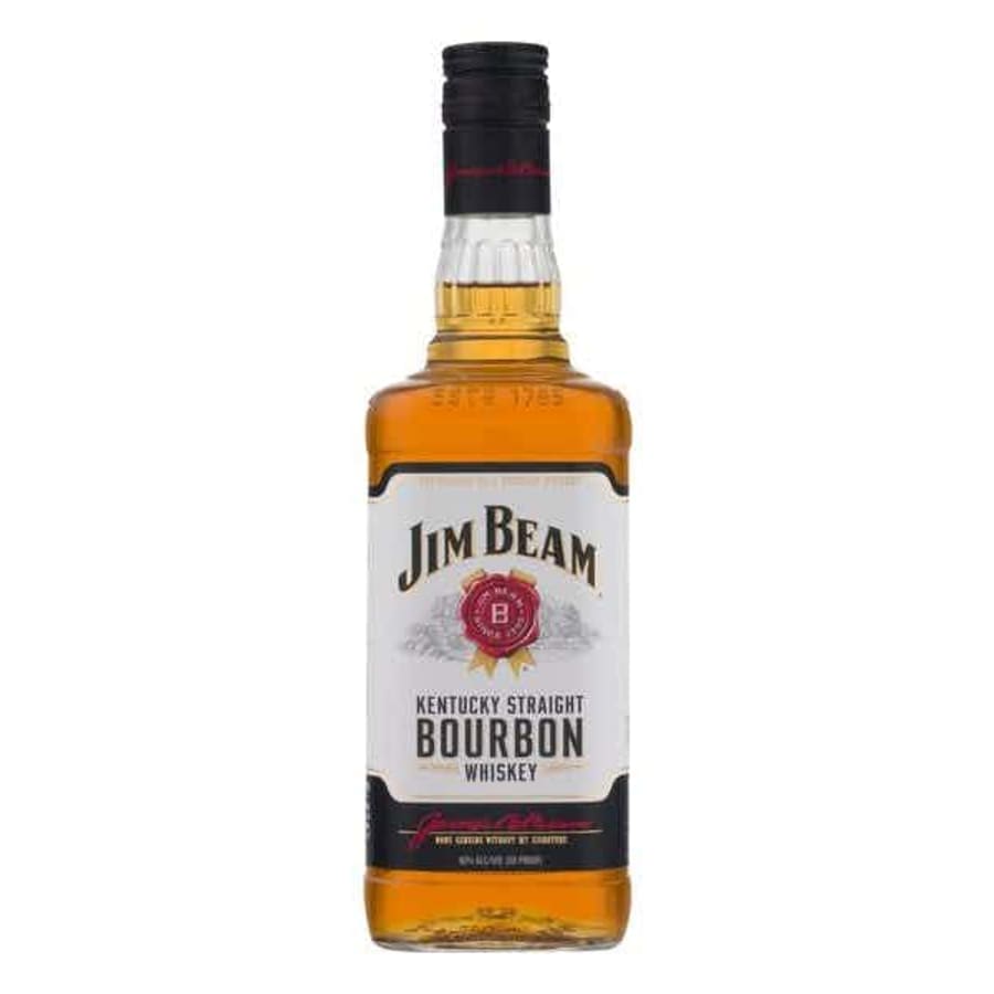Jim Beam Bourbon Whiskey 750 ml - Artfully aged, Jim Beam is made with corn and malted barley, then placed in charred oak barrels for at least four years. An intrepid classic that hits all the high notes.