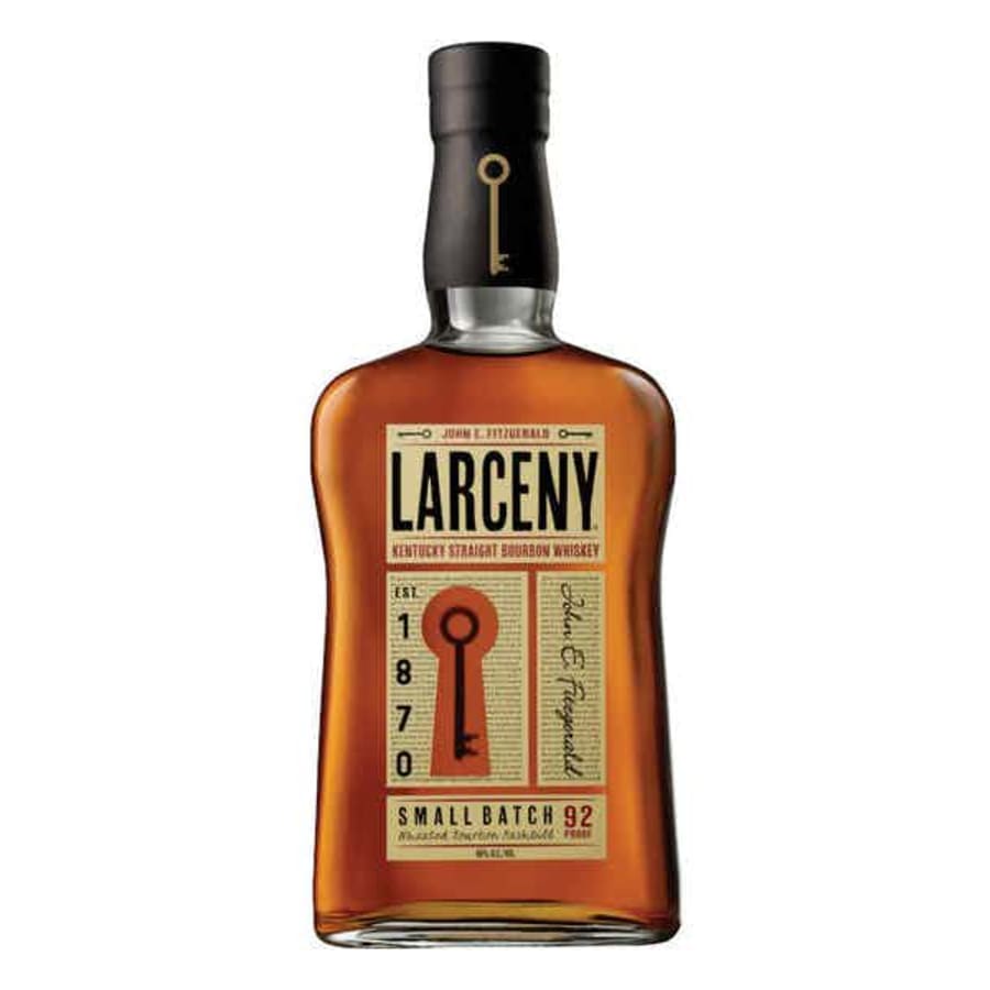 Larceny Bourbon 750 ml - From Heaven Hill, Larceny Bourbon boasts of a suave wheat bourbon with flavor-cutting wood spices.