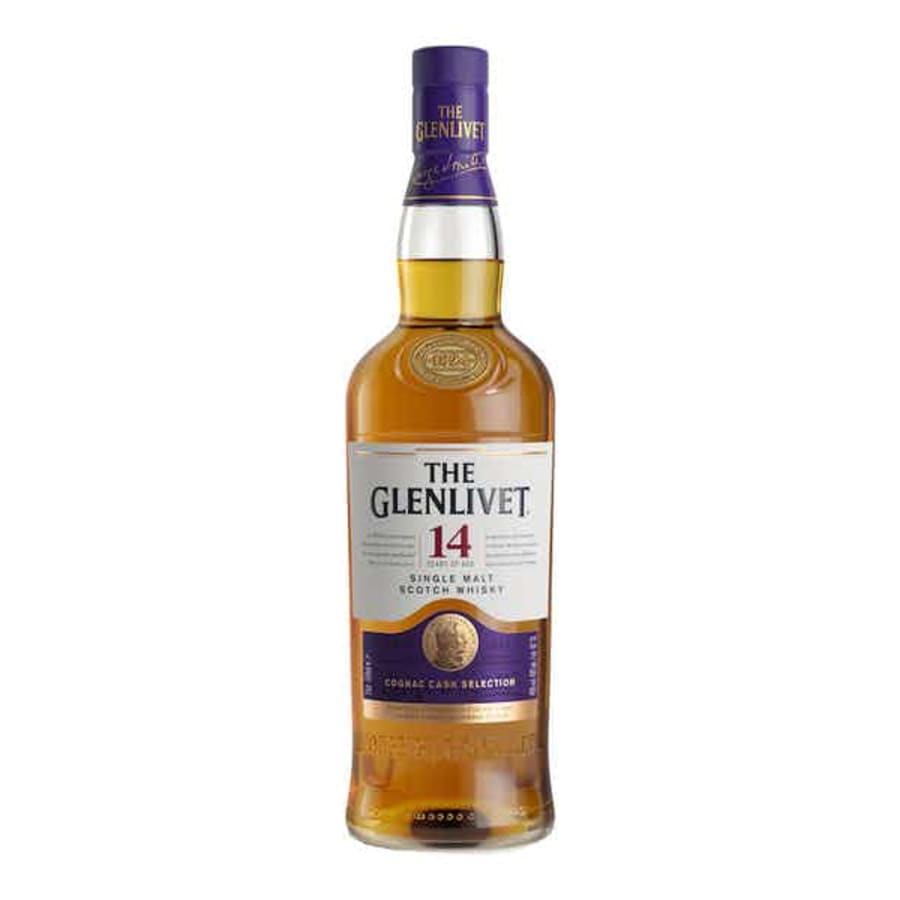 The Glenlivet Single Malt Scotch Whisky 14 Year Old 750ml - The Glenlivet calls it straight, using 100% malted barley and distilling it from its historic well. In this 14 Year, it's aged in bourbon and sherry casks before being finished in ex-cognac casks.