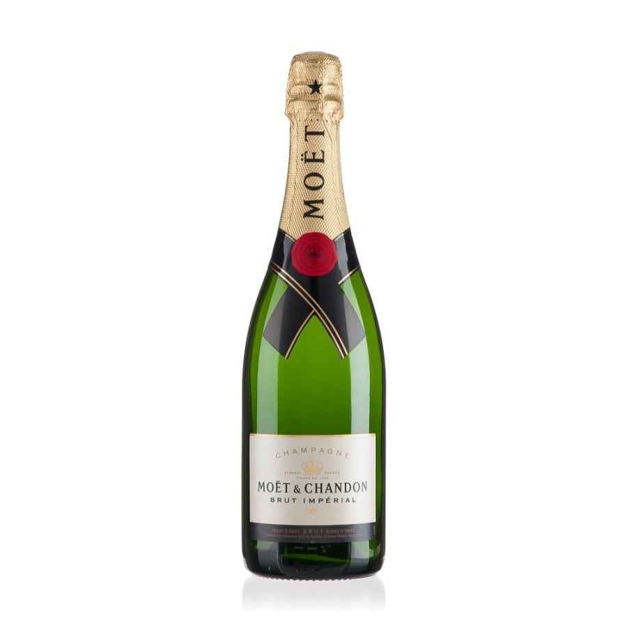 Moët & Chandon Impérial Brut Champagne 750ml - Moët Impérial is a heavenly champagne that's seductively flavorful with green apple, citrus and white blossoms.