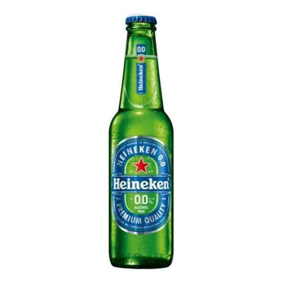 Heineken Non-Alcoholic 0.0 6 Pack bottle - Heineken 0.0 gently removes alcohol to maintain the traditional flavor. Golden, clean, light - the angelic younger sister to the original.