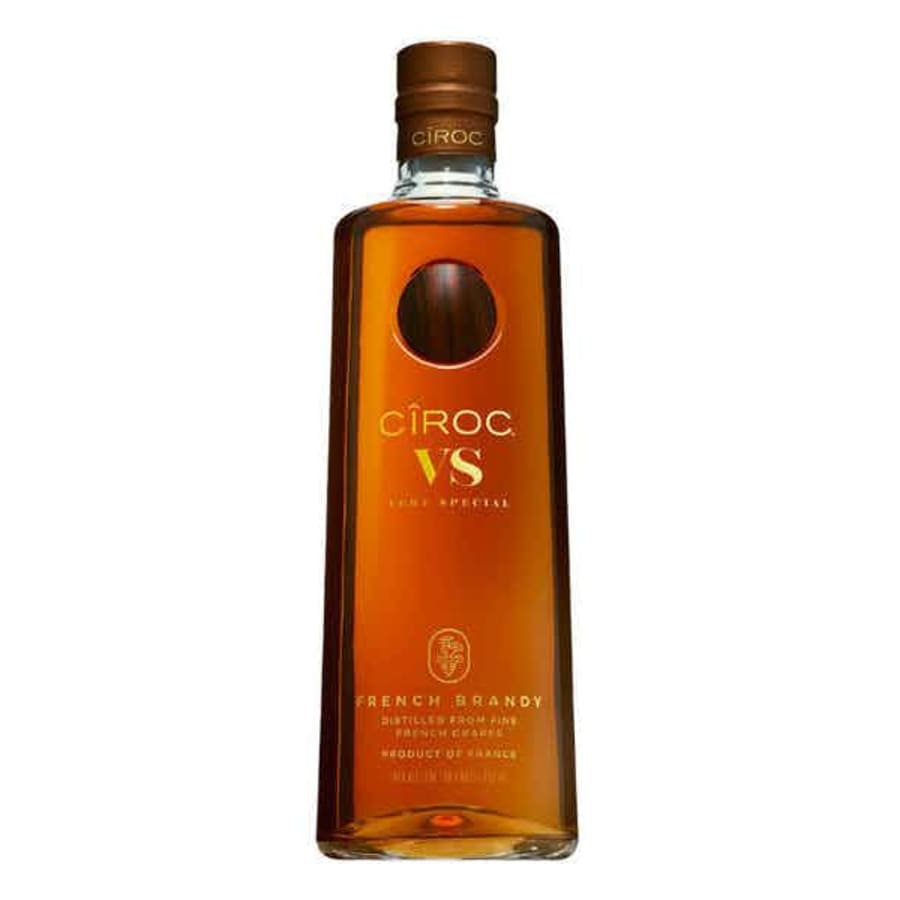 CIROC VS Brandy 750 ml - CÎROC™ VS Brandy is a lavish, soothing French gem of a brandy. First-rate French grapes are distilled in copper pot stills and aged in oak. The flavor is a rich array of fruit, vanilla and oak.