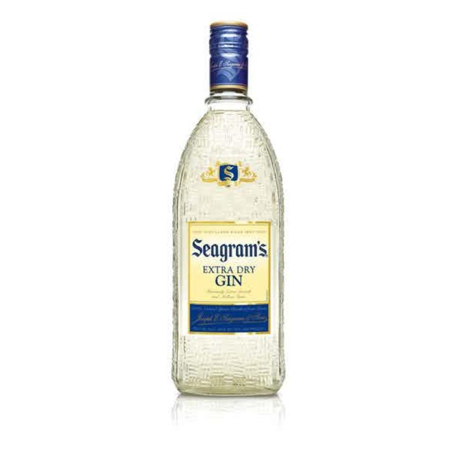 Seagram's Extra Dry Gin 750 ml - Seagram’s Extra Dry Gin is a savvy American gin that takes traditional botanicals and ages them in white oak barrels. Bitter and juniper-bold, this gin is as sophisticated as can be.