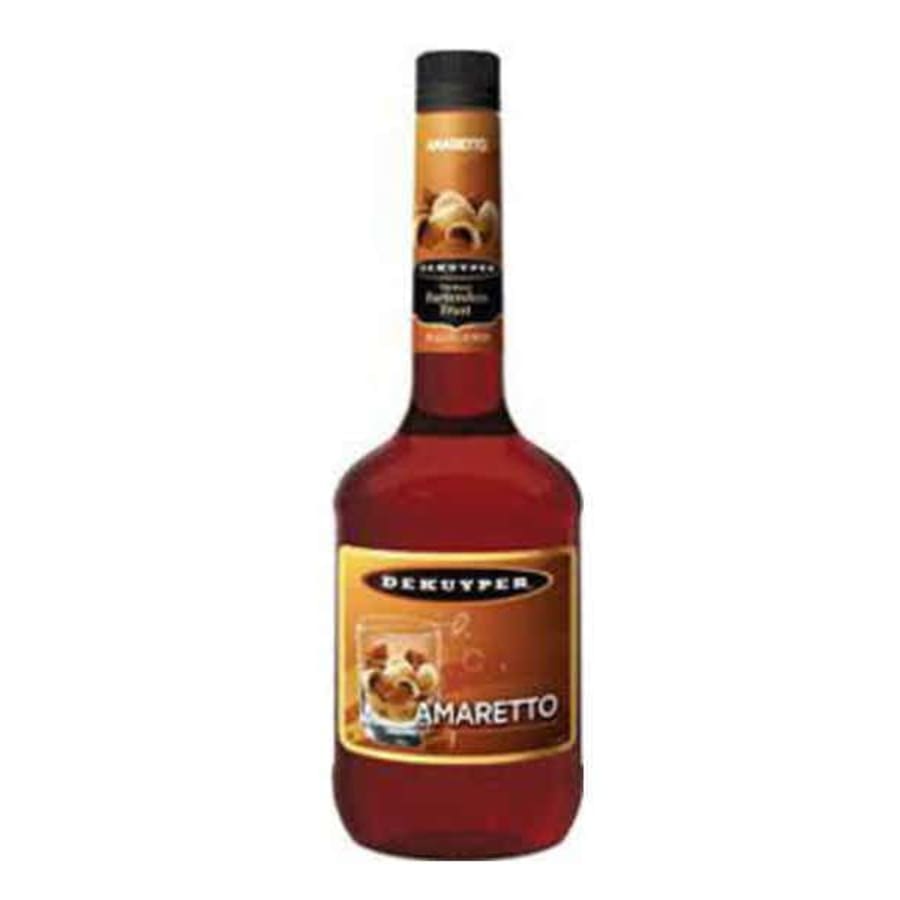DeKuyper Amaretto Liqueur 750 ml - DeKuyper Amaretto is a superb nut liqueur. Its rich almond savor is made with vanilla extract, lemon distillate and caramel for a sleek finish.