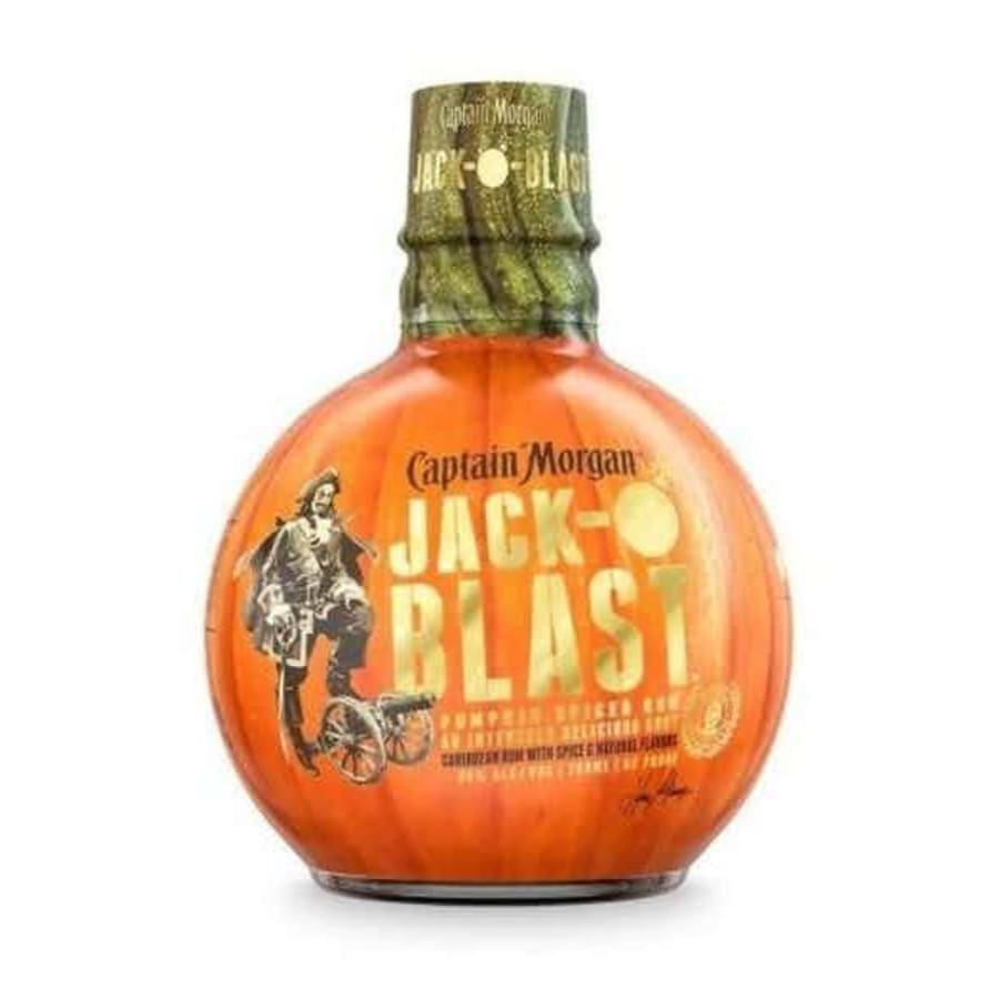 Captain Morgan Jack-O-Blast 750 ml - Captain Morgan Jack-O-Blast is a festive pumpkin-spiced rum. This spicy autumnal blast of flavor is ideal for going down quick as a shot.