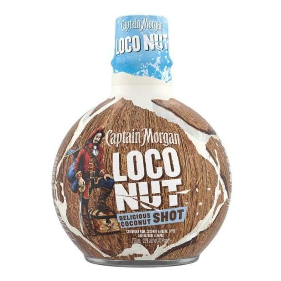 Captain Morgan Coconut 750 ml - Captain Morgan Loconut is a coconut-fresh rum. This tropical sweet flavor is ideal for going down quick as a shot.
